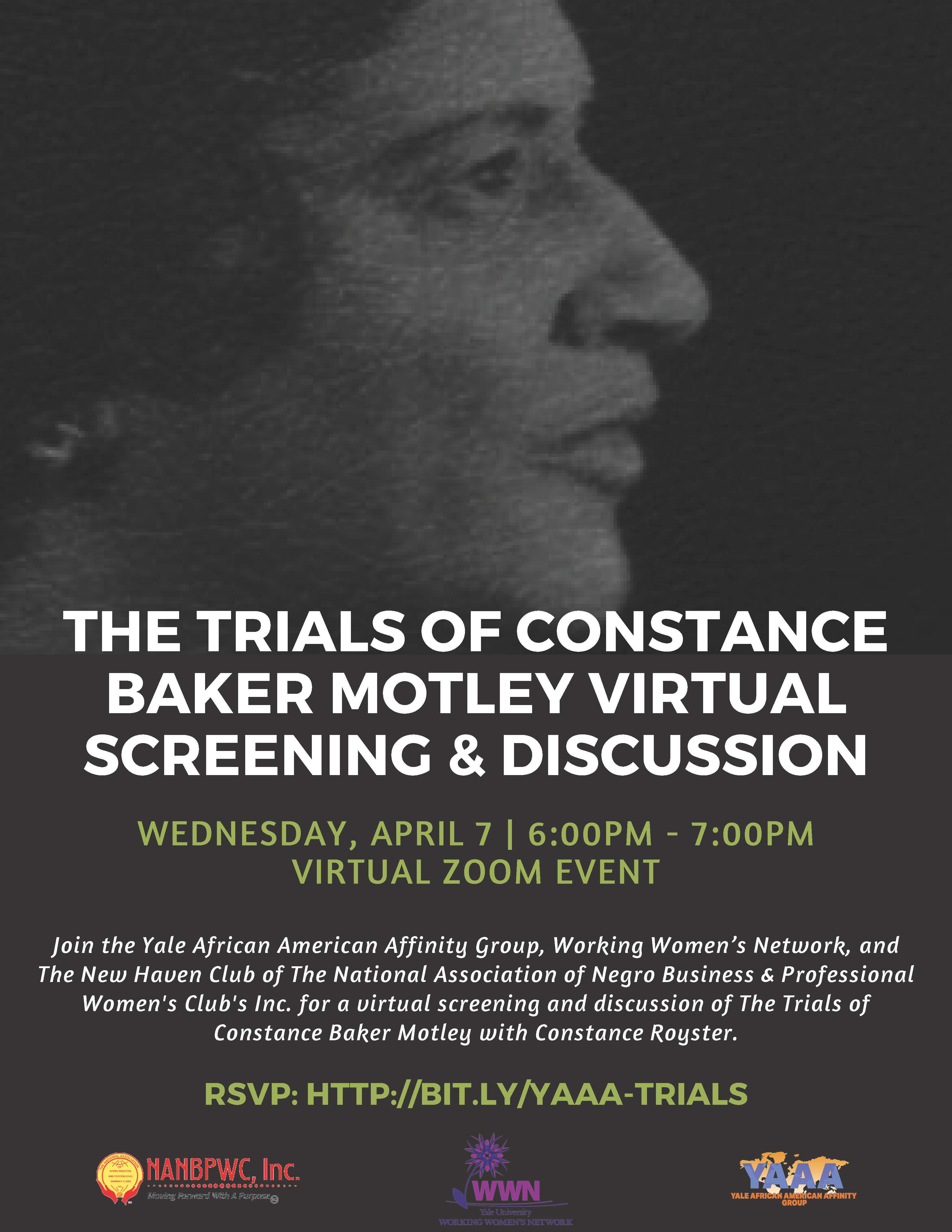 The Trials of Constance Baker Motley Virtual Screening & Discussion